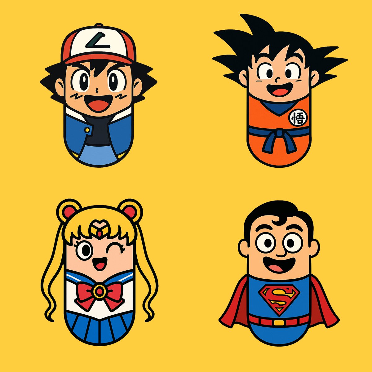 AI generated capsule character design